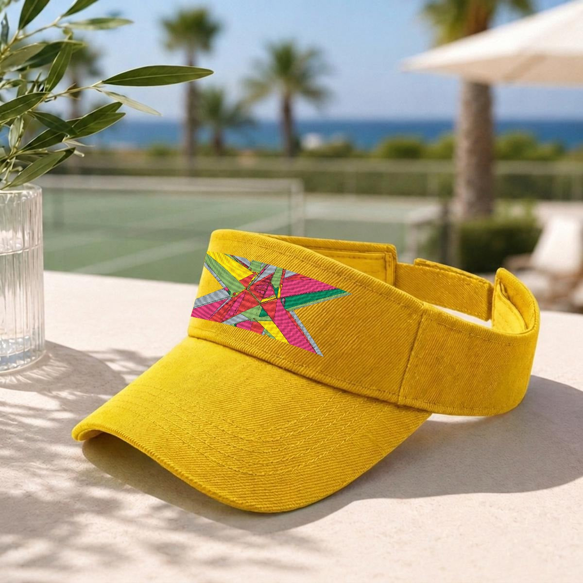Embroidery Open-Top Visor