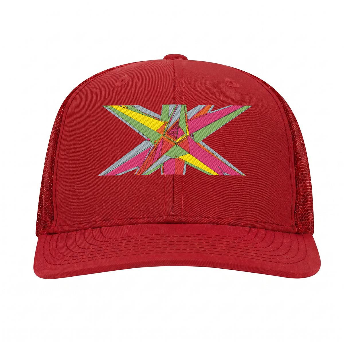 Embroidery Curved Mesh Cap For Golf
