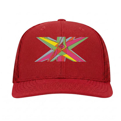 Embroidery Curved Mesh Cap For Golf