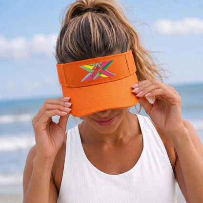 Embroidery Open-Top Visor