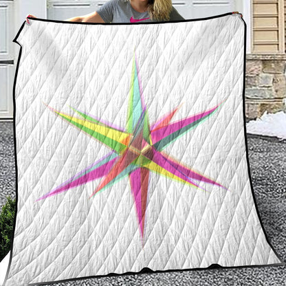 Lightweight & Breathable Quilt With Edge-wrapping Strips