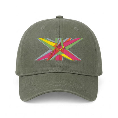 Embroidery Soft-Crown Flat Cap