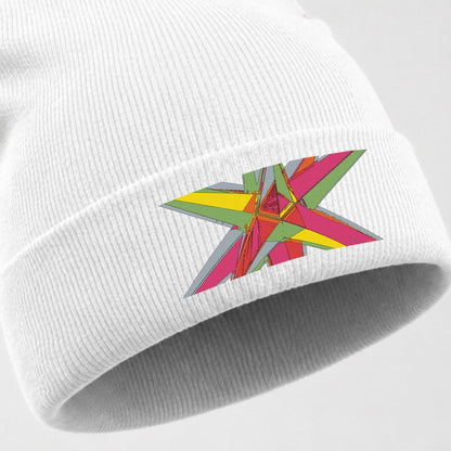Embroidered Knit Beanie