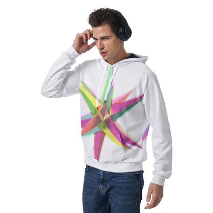 All-Over Print Men's Raglan Pullover Hoodie