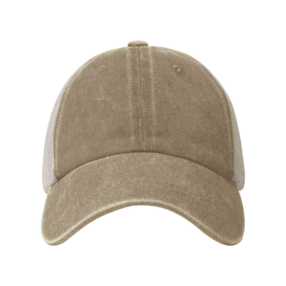 Vintage Washed Denim Mesh Cap Printed in USA