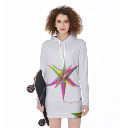 All-Over Print Women's Long Hoodie