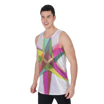 All-Over Print Men's Tank Top | Velvet