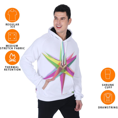 All-Over Print Men's Heavy Fleece Raglan Hoodie