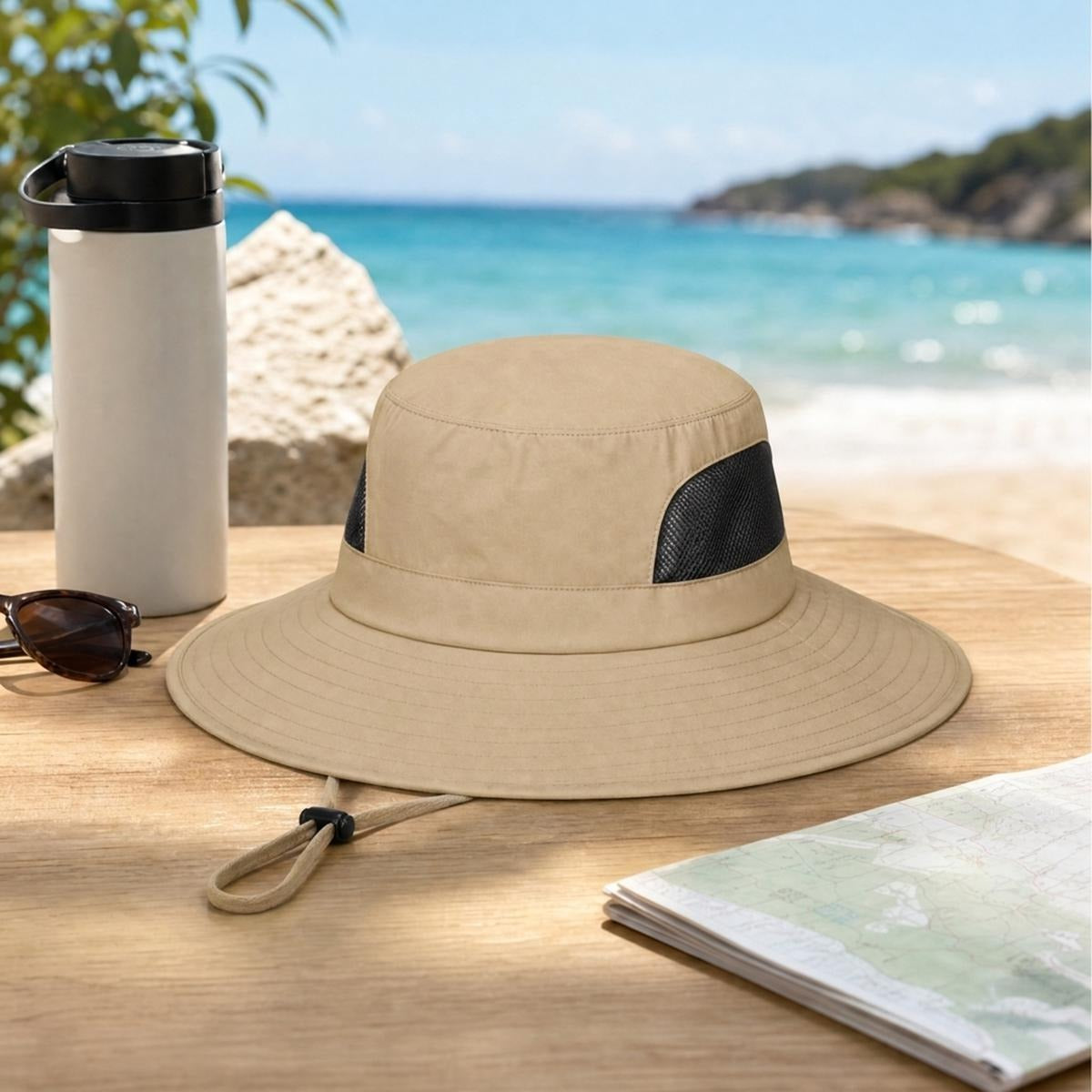 UPF 50+ Wide Brim Outdoor Sun Hat