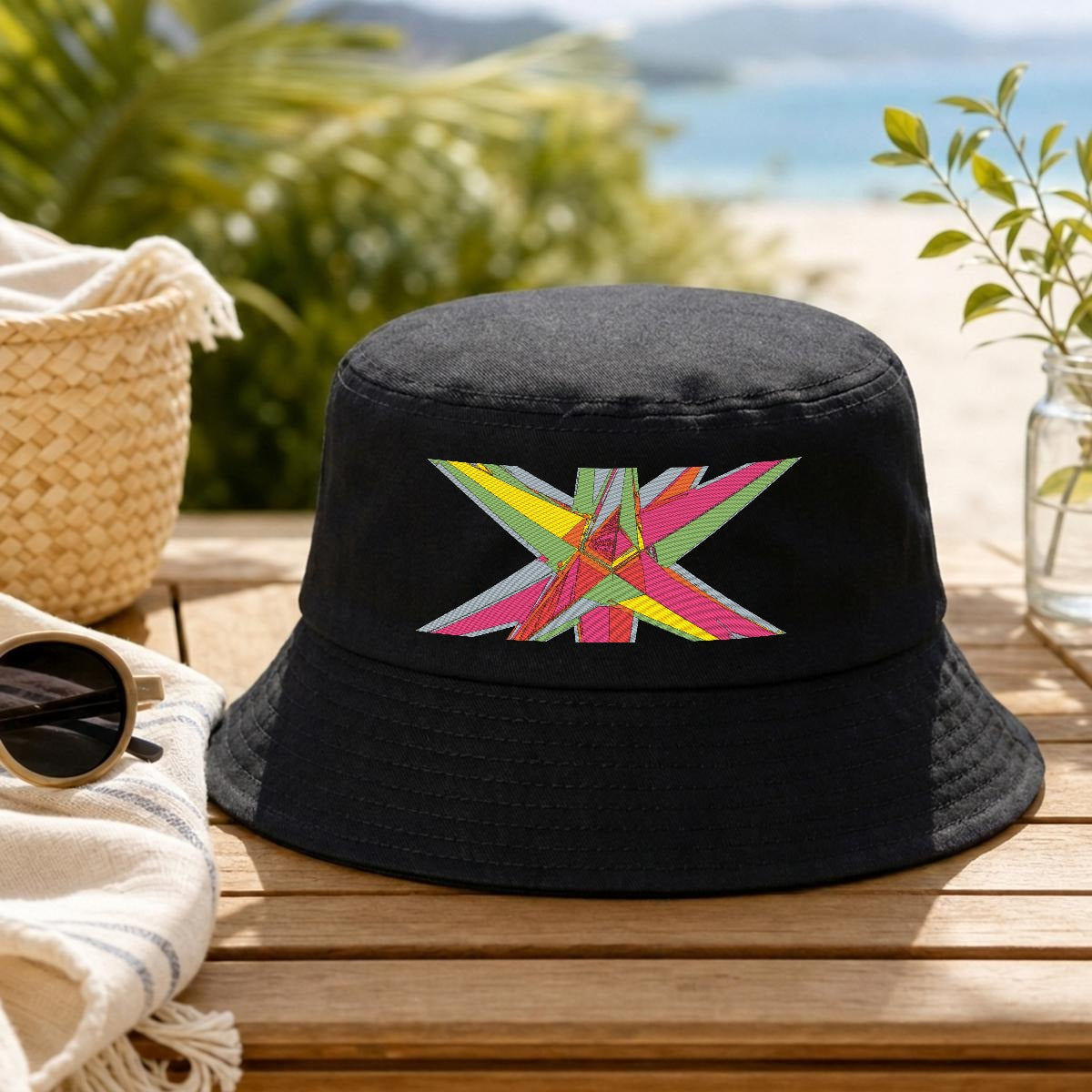 Embroidery Bucket Hat