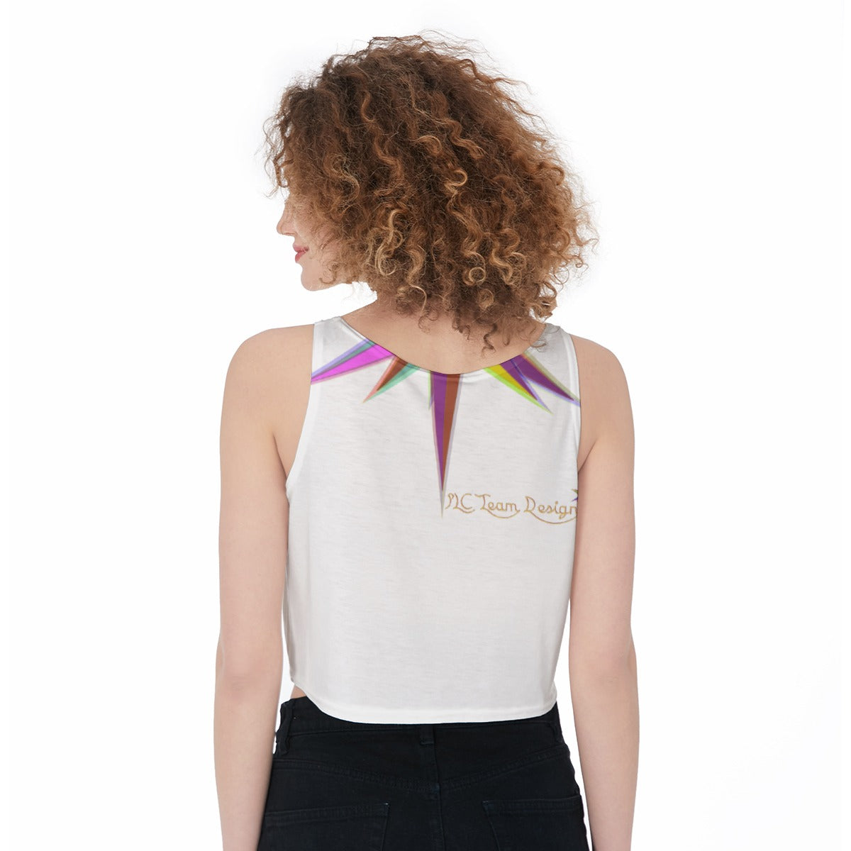 All-Over Print Crop-Tank Top