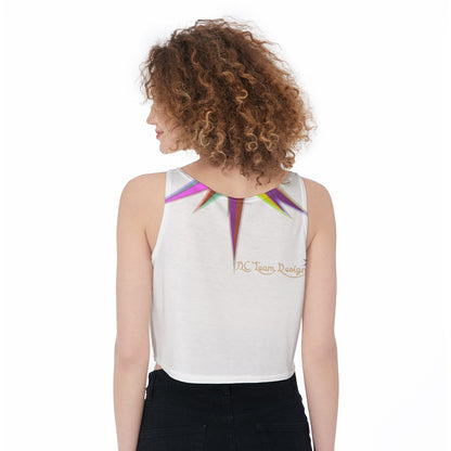 All-Over Print Crop-Tank Top