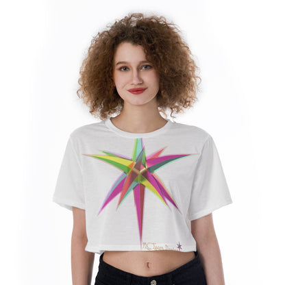 All-Over Print Cropped T-Shirt