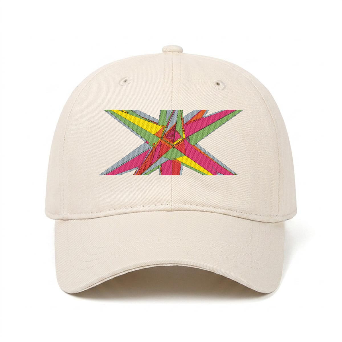 Embroidery Soft-Crown Flat Cap