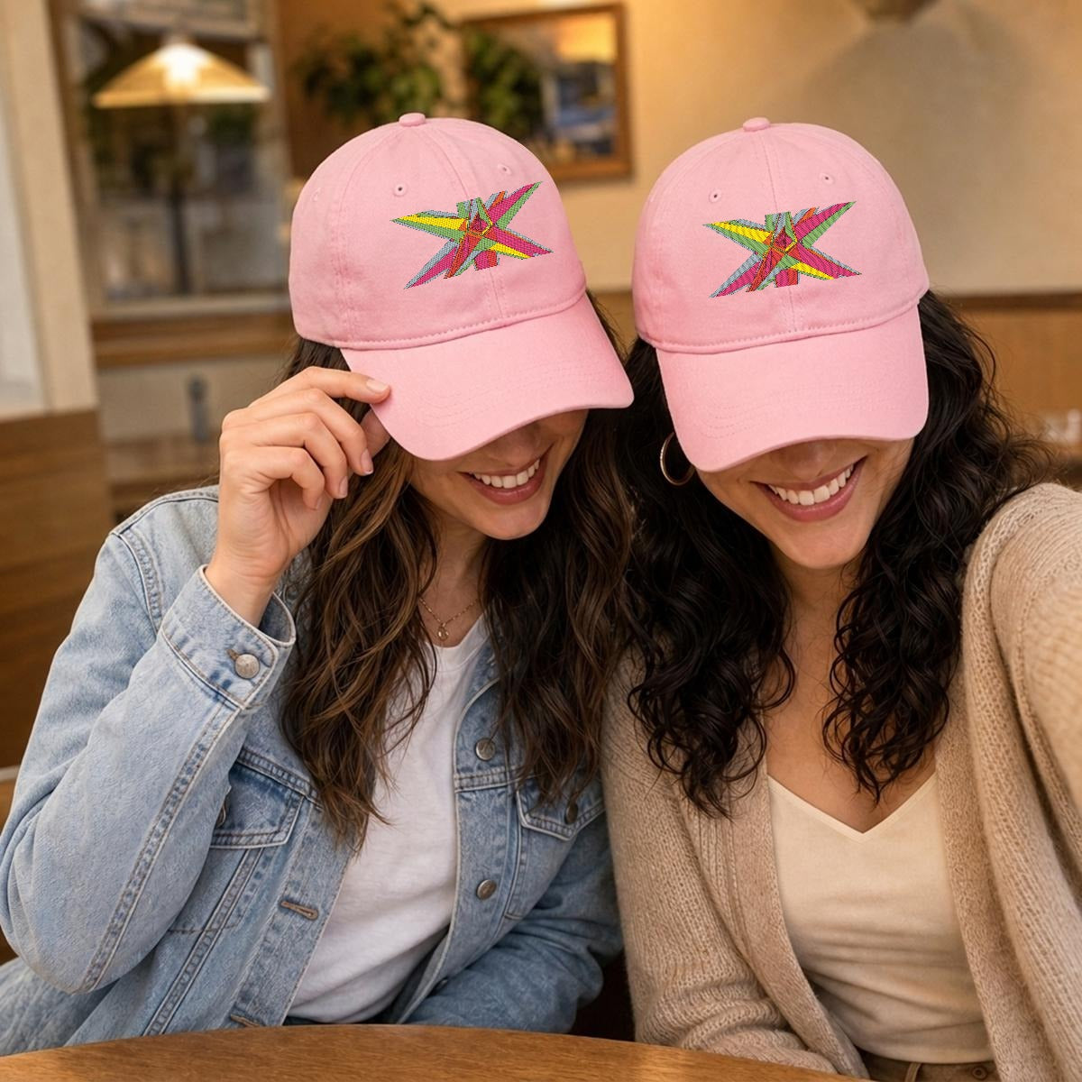 Embroidery Soft-Crown Flat Cap