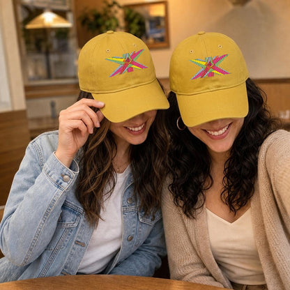 Embroidery Soft-Crown Flat Cap