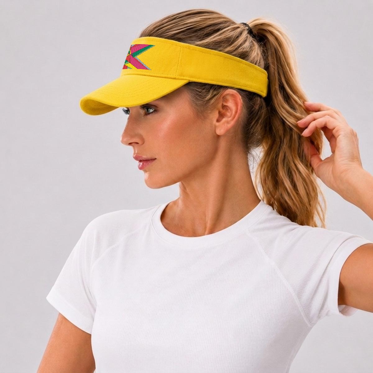 Embroidery Open-Top Visor