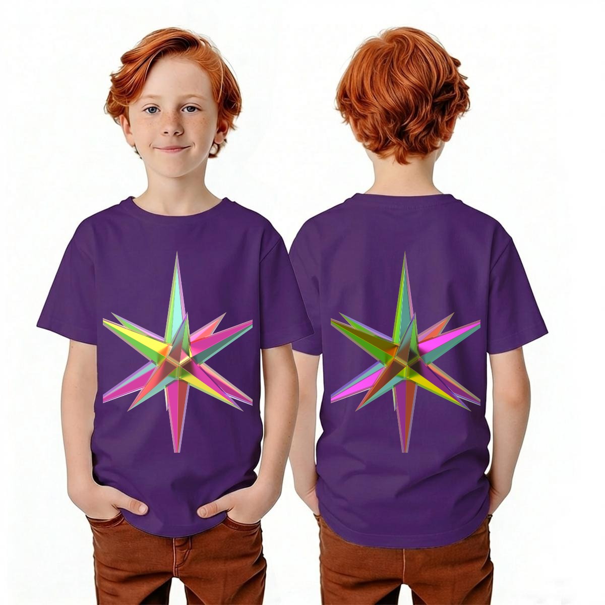 Kid's T Shirt Printed in USA|Gildan 5000B Double DTF