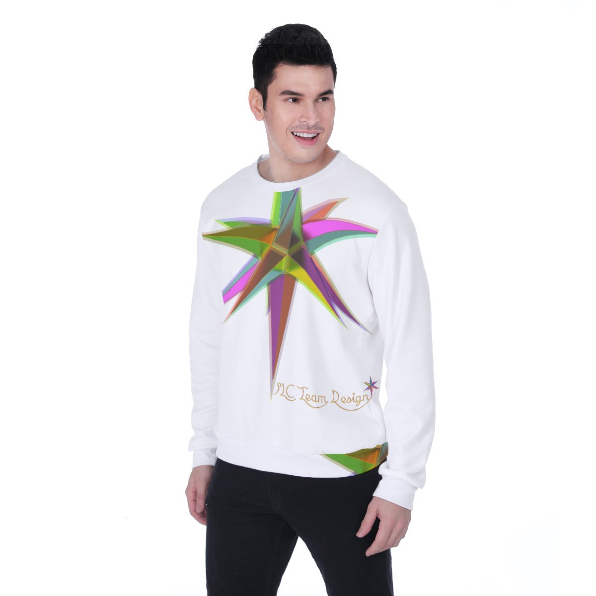 All-Over Print Men's Heavy Fleece Sweatshirt