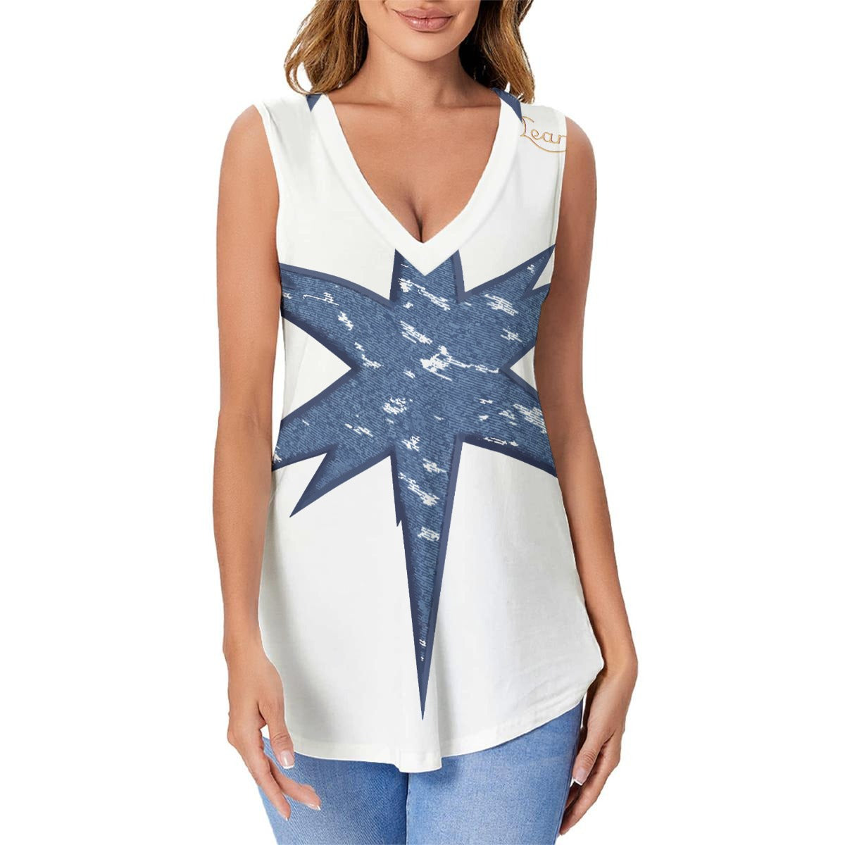 All-Over Print Women's Sports Vest|180GSM COTTON