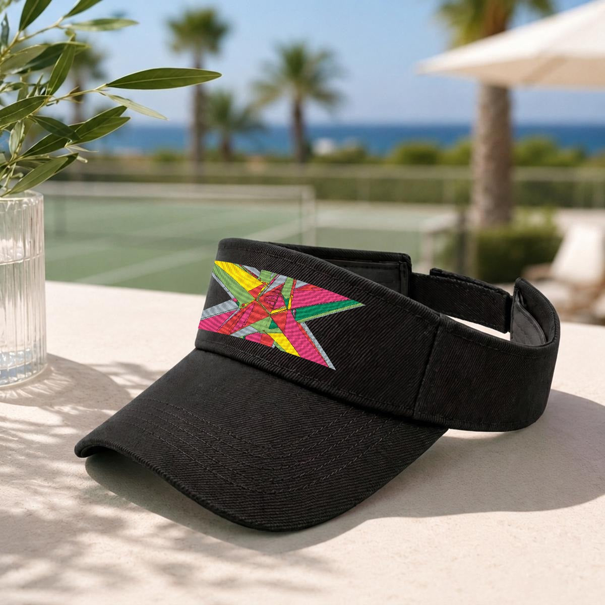 Embroidery Open-Top Visor