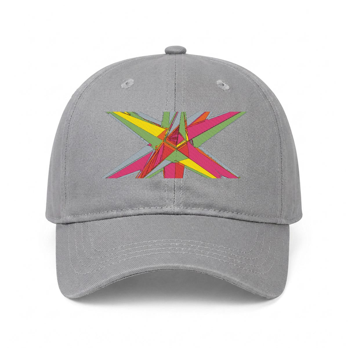 Embroidery Soft-Crown Flat Cap
