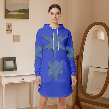 Women’s Hoodie Dress With Fleece|DTF