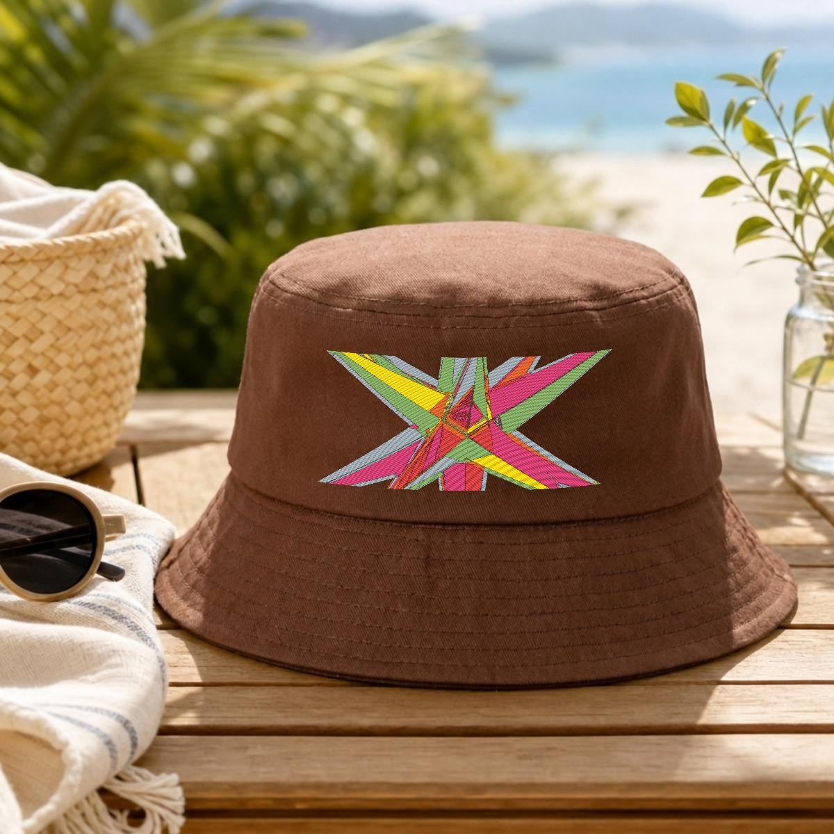 Embroidery Bucket Hat