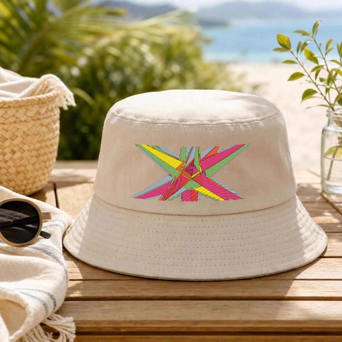 Embroidery Bucket Hat