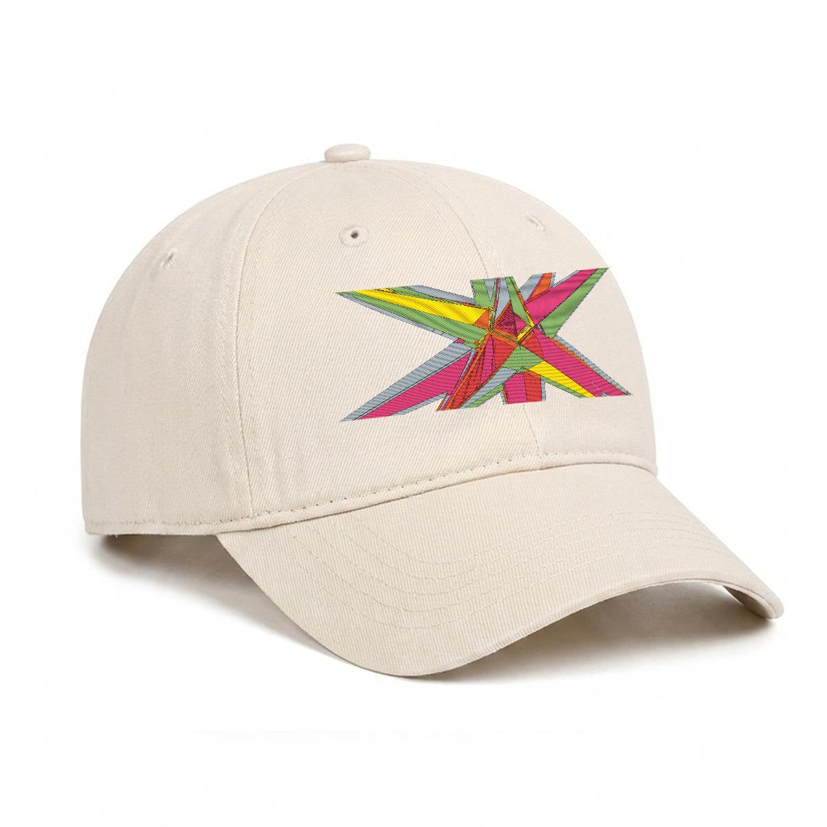 Embroidery Soft-Crown Flat Cap