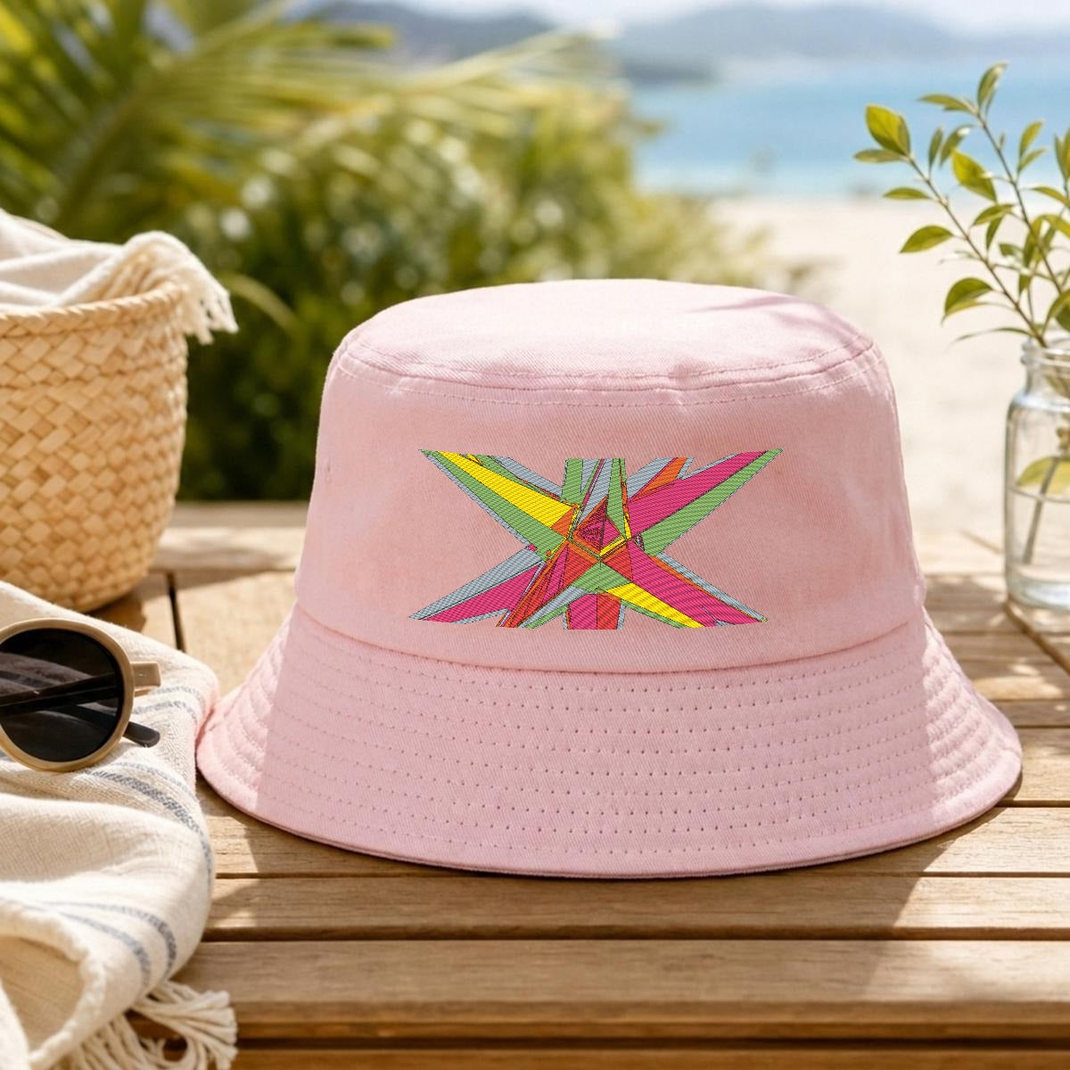 Embroidery Bucket Hat