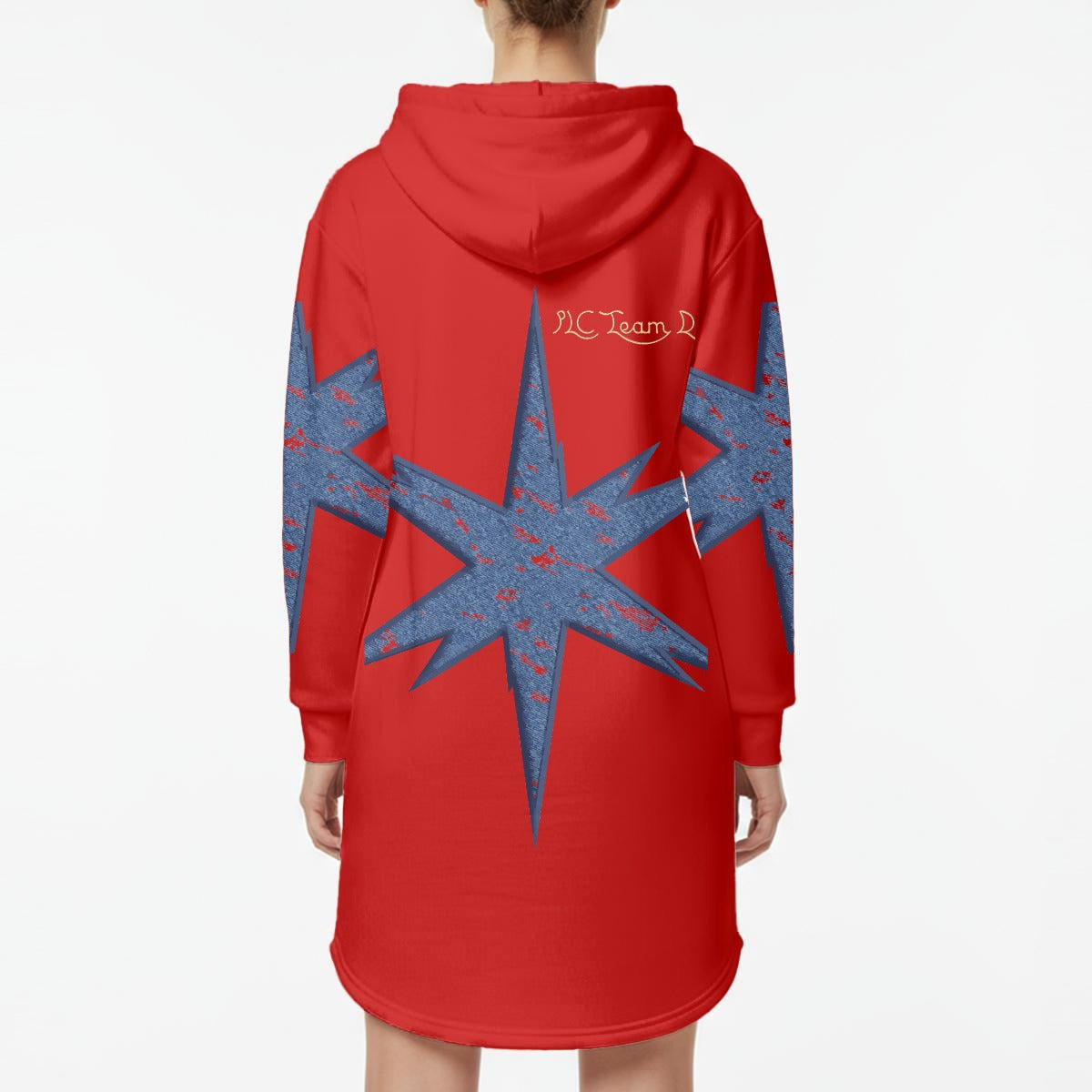 Women’s Hoodie Dress With Fleece|DTF