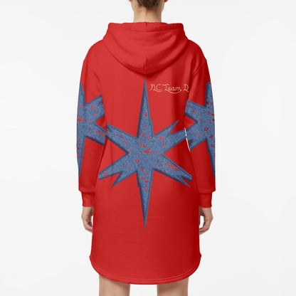 Women’s Hoodie Dress With Fleece|DTF
