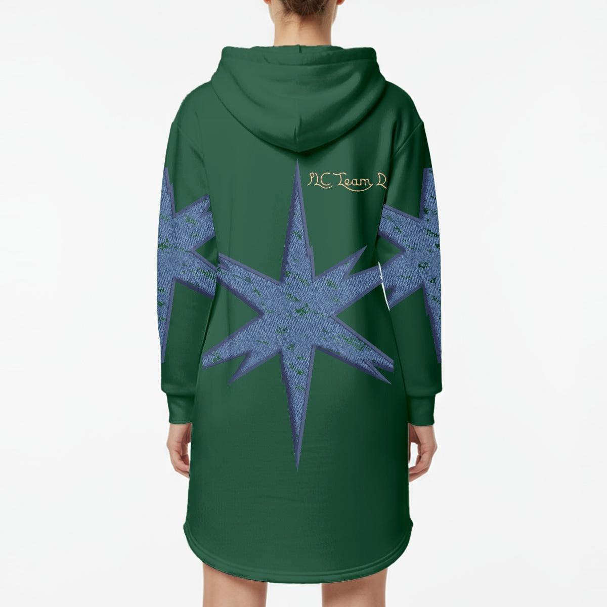 Women’s Hoodie Dress With Fleece|DTF