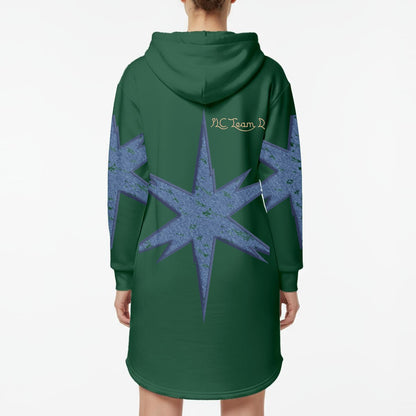 Women’s Hoodie Dress With Fleece|DTF