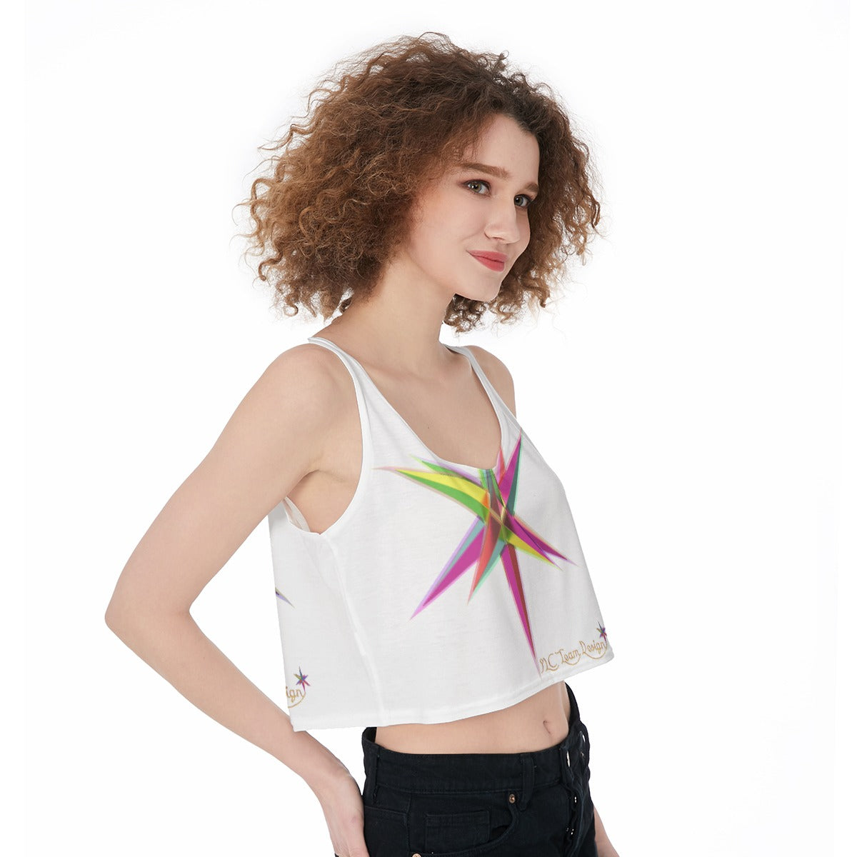All-Over Print Crop-Tank Top