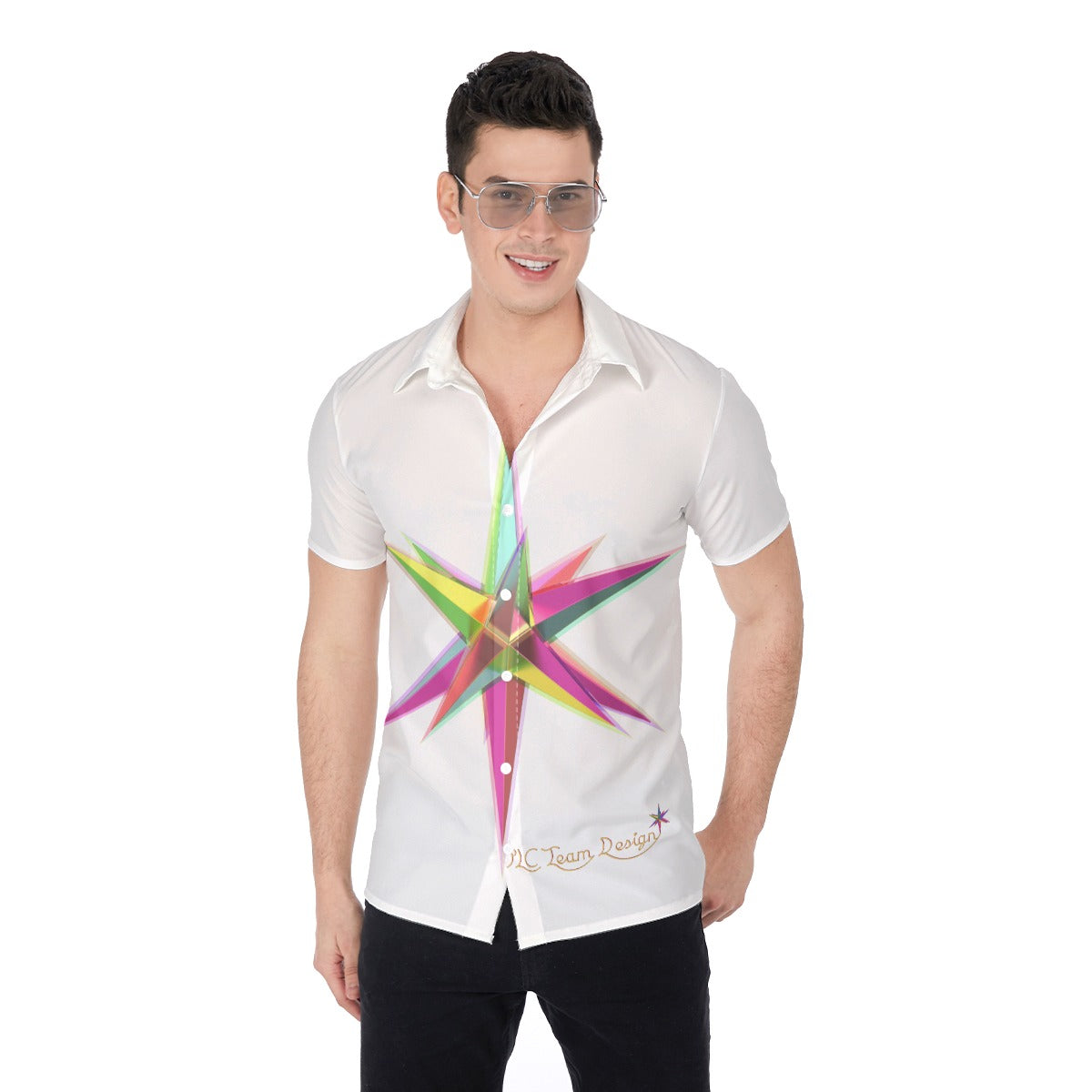 All-Over Print Men's Shirt