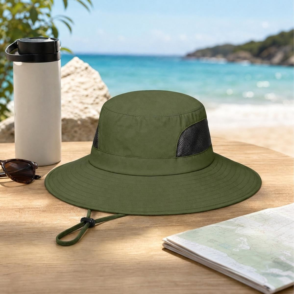 UPF 50+ Wide Brim Outdoor Sun Hat