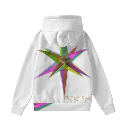 All-Over Print Women’s Hoodie With Decorative Ears