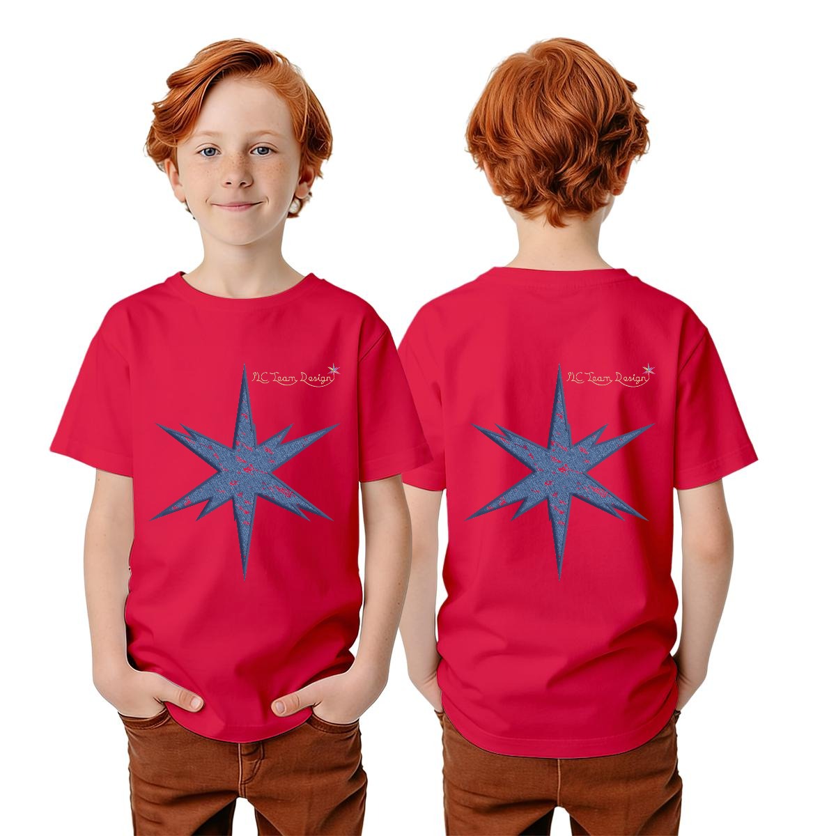 Kid's T Shirt Printed in USA|Gildan 5000B Double DTF
