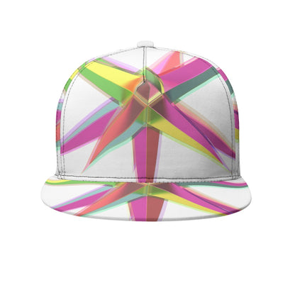 All-Over Print Flat-Brim Baseball Cap With Box