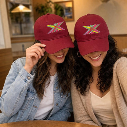 Embroidery Soft-Crown Flat Cap