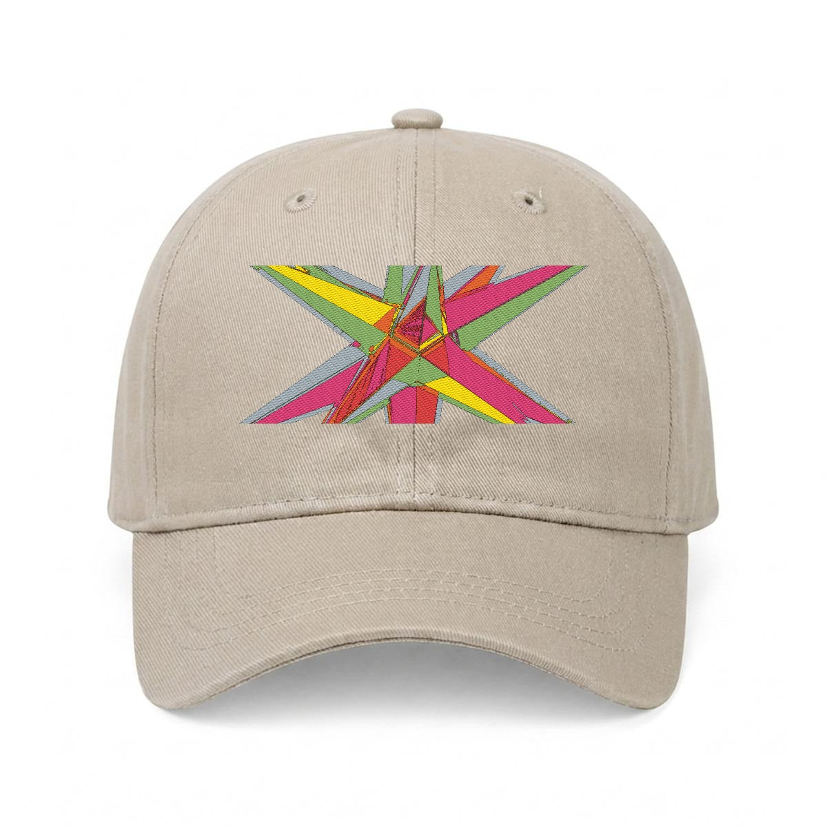 Embroidery Soft-Crown Flat Cap