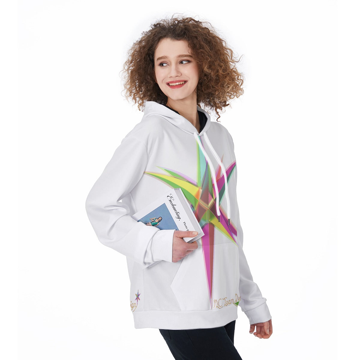 All-Over Print Women's Heavy Fleece Hoodie