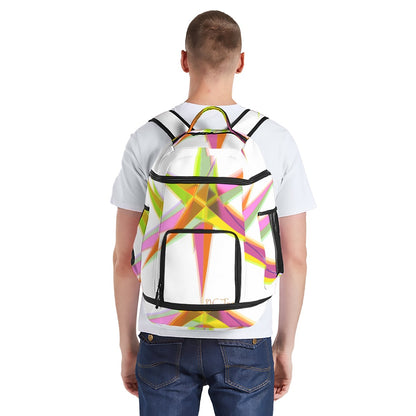 All-Over Print Multifunctional Backpack