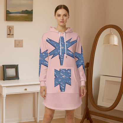 Women’s Hoodie Dress With Fleece|DTF