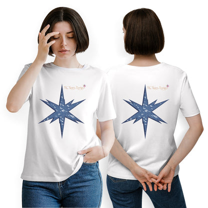 Women's Essential Crew Neck T-Shirt Printed in USA|180GSM Front & Back DTF