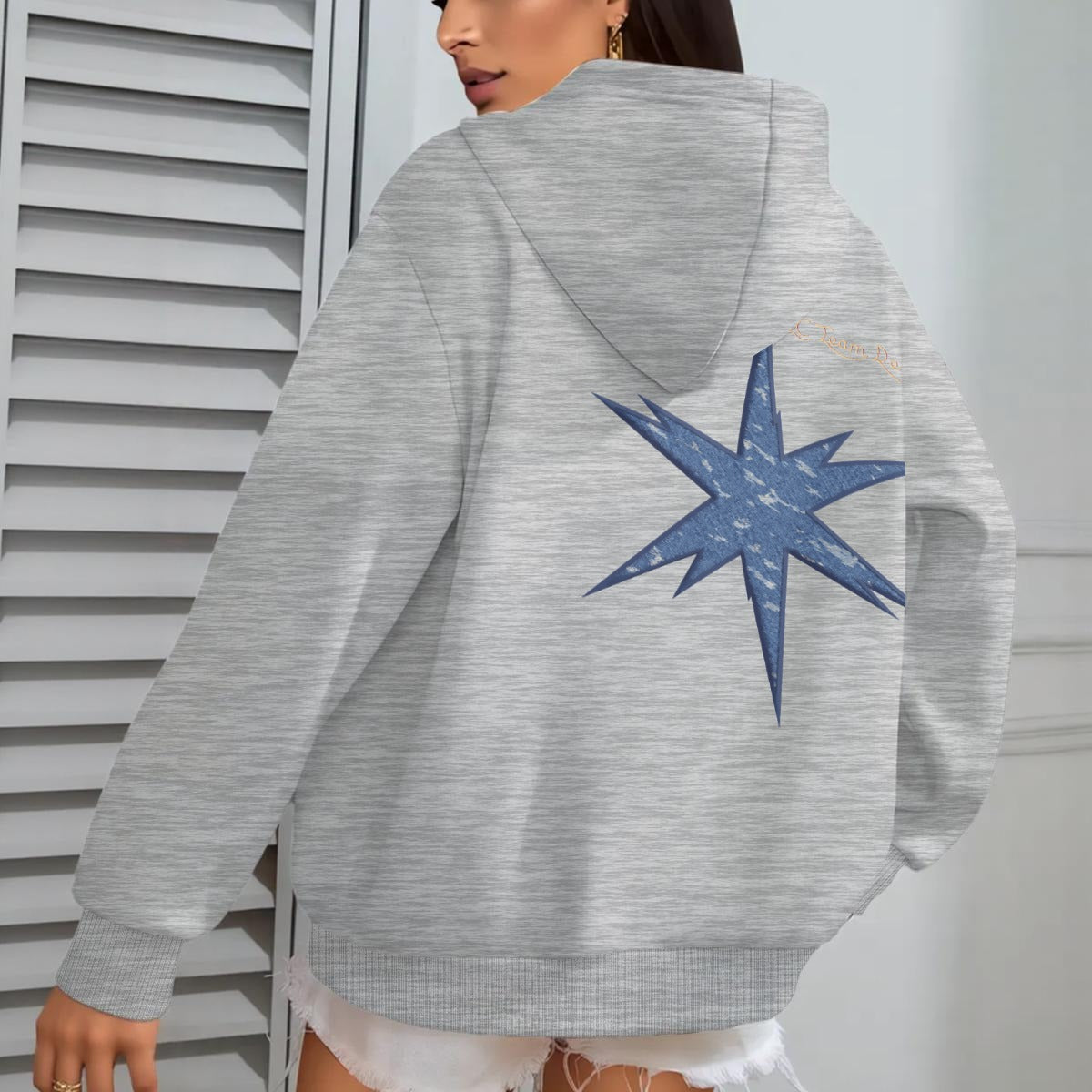 Women's Oversize Hoodie With Fleece |DTF