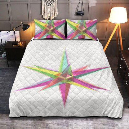 Quilt & Pillow Cases With  Edge-wrapping Strips