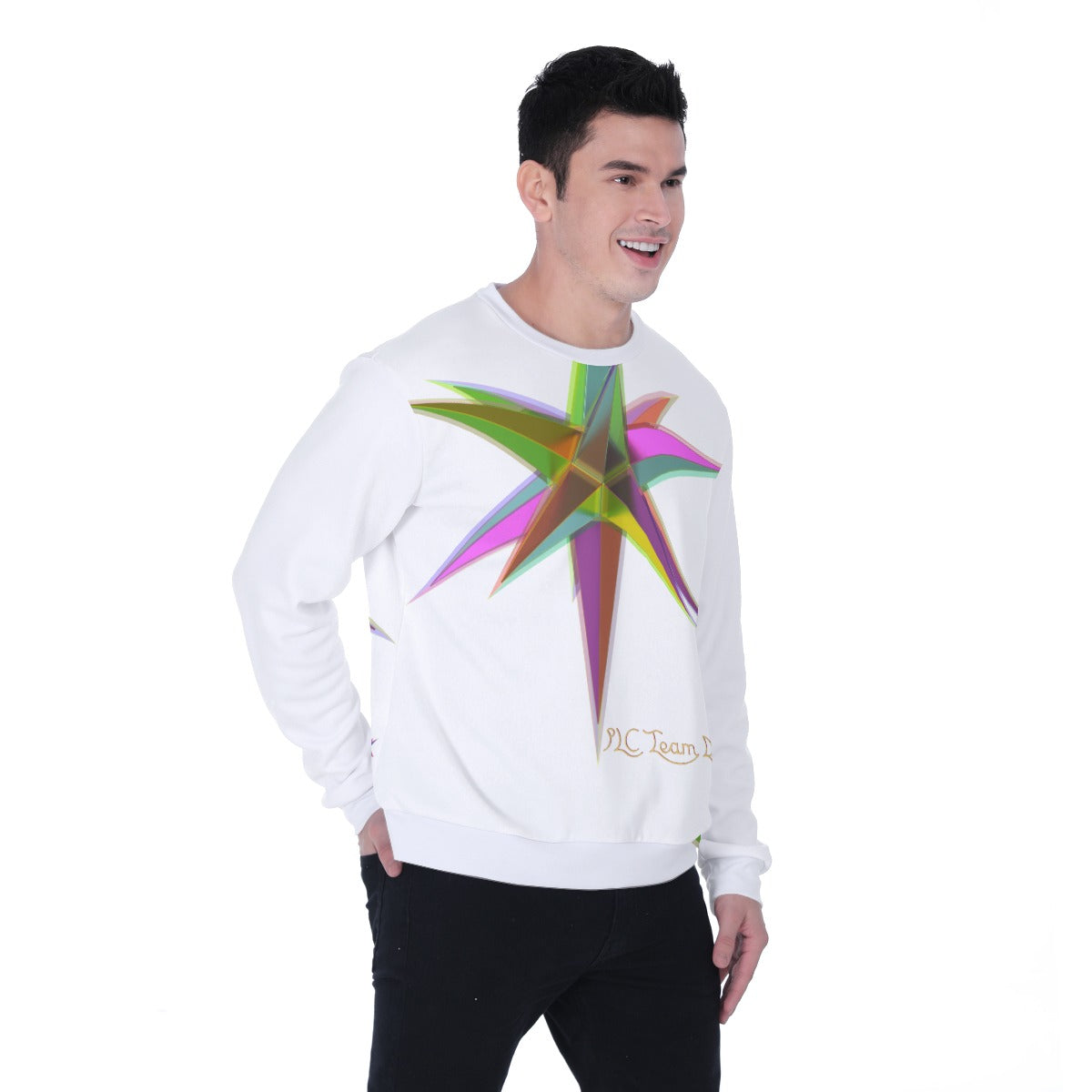 All-Over Print Men's Heavy Fleece Sweatshirt
